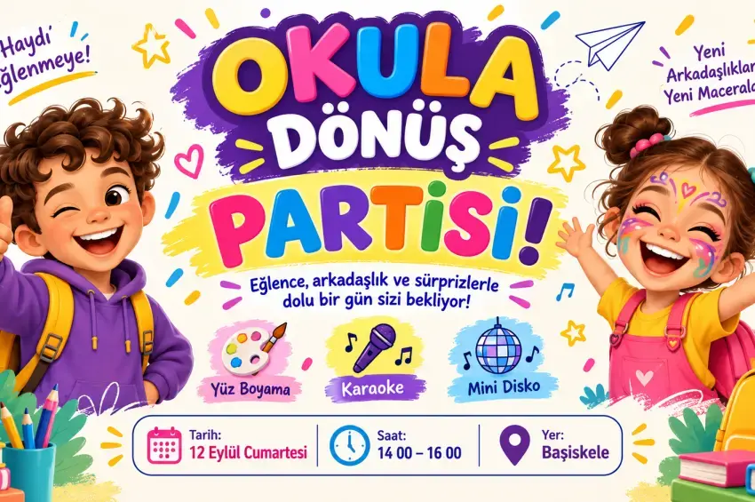 Joy & Go Back to School Party: Okula Dönüş Hiç Bu Kadar Eğlenceli Olmamıştı!